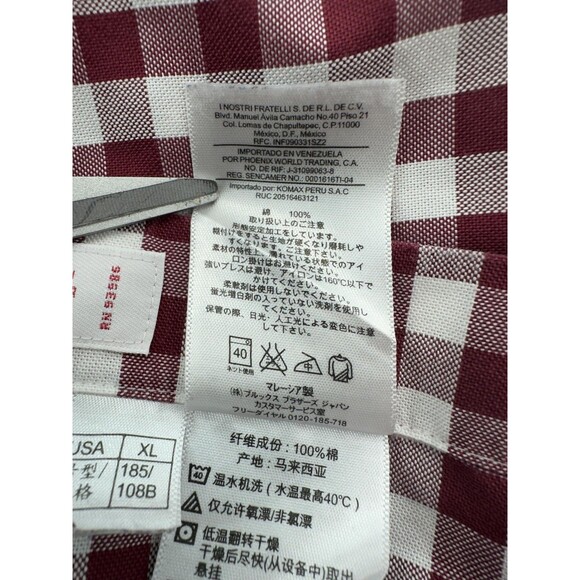 Brooks Brothers Shirt Mens XL 346 Supima Cotton Non Iron Classic Fit Dress Shirt - Picture 8 of 12